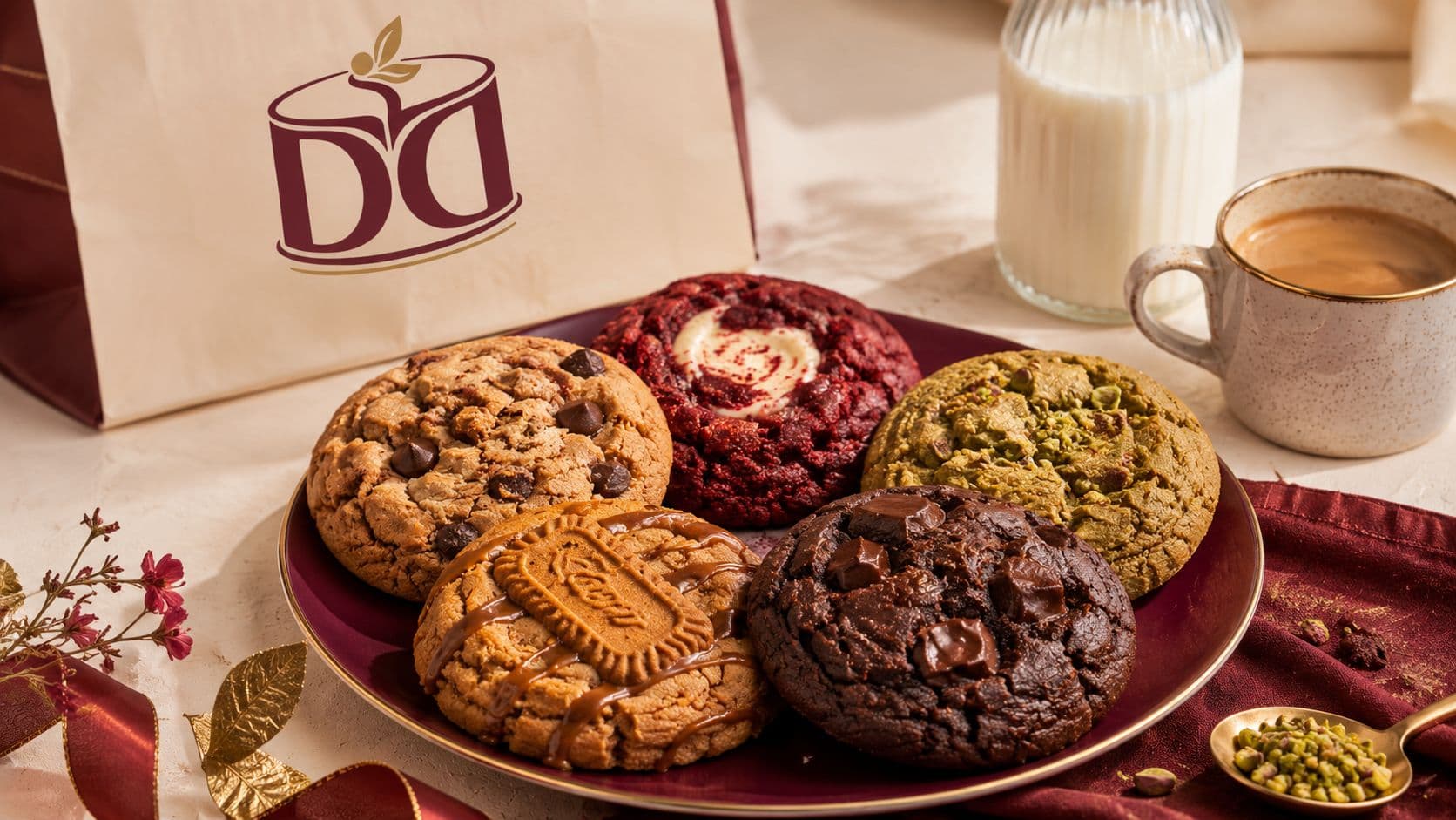 A selection of Diba Delights cookies and pastries